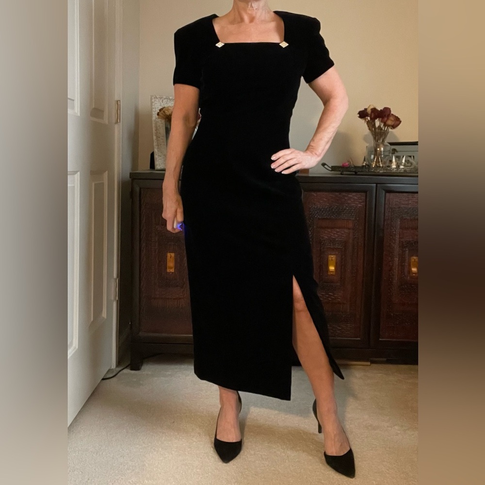 Vintage PAPELL Boutique Formal Velvet Dress size 6/8